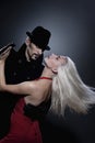 Couple in love dancing tango Royalty Free Stock Photo