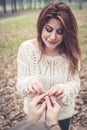 Couple in love marriage proposal Royalty Free Stock Photo