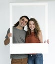 Couple Love Photo Frame Concept Royalty Free Stock Photo