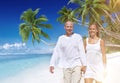 Couple Love Togetherness Happiness Summer Beach Concept Royalty Free Stock Photo