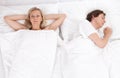 Couple lying Royalty Free Stock Photo