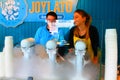 Making fresh ice cream in Joylato cafÃÂ©, Reykjavik, July 2017, Iceland