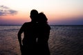 Couple Man and Woman on beach Royalty Free Stock Photo