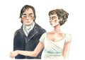 Couple from movie `Pride and prejudice`