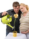 Couple nurturing life Royalty Free Stock Photo