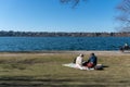 Couple picnic in Greenlake