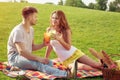Couple in picnic