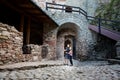 Couple in Pieniny Czorsztyn castle