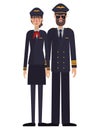 Couple of pilots avatar character