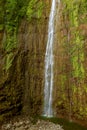 Couple plays in Waimoku Falls