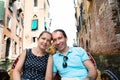 Couple Riding In Gondola, Venice, Italy