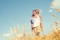 Couple Romance Piggyback Love Relaxing Concept Royalty Free Stock Photo