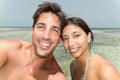 Couple Selfie in the Ocean