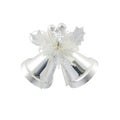 Couple silver Christmas bells