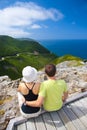 Couple at Skyline Trail in Eastern Canada