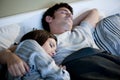 Couple sleeping