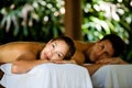 Couple At Spa