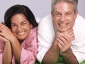 Couple and spa. Royalty Free Stock Photo