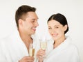 Couple in spa Royalty Free Stock Photo