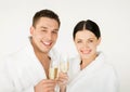 Couple in spa Royalty Free Stock Photo