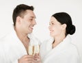 Couple in spa Royalty Free Stock Photo