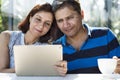 Couple spending time together in outdoor resort in jungle