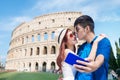 Couple take selfie in Italy Royalty Free Stock Photo