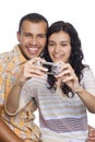 couple taking picture Royalty Free Stock Photo