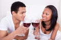 Couple Toasting Wine