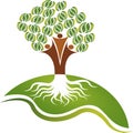 Couple tree logo