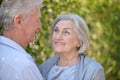 Couple at tropic hotel Royalty Free Stock Photo