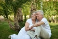 couple at tropic hotel Royalty Free Stock Photo