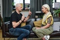 Couple Using Sign Language At Home