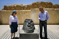 Tourists visiting the Masada fortress Israel