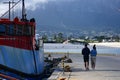 Young Local Couple Walking, Hout Bay, South Africa