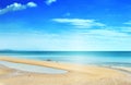 Couple walking relaxing on beach Huahin