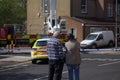 Couple watch Firefighters