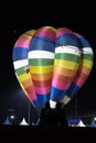 A couple are watching Hot air balloon in Johor Bahru