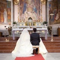 Couple in a Wedding ceremony