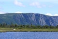 Couple on Western Brook Pond Trail Royalty Free Stock Photo