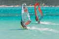 Windsurfers Royalty Free Stock Photo