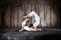 Couple yoga Royalty Free Stock Photo