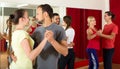 Couples dancing Latino dance Royalty Free Stock Photo