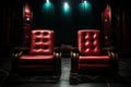 Couples retreat Chairs for a lovely couple at a private cinema