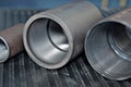 Couplings for tubing. thread on the couplings