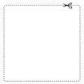 Coupon Border Royalty Free Stock Photo