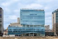 Exterior view of the headquarters building of Kaufman and Broad, Courbevoie, France