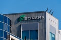 Exterior view of the building housing the headquarters of Equans, Courbevoie, France