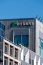 Exterior view of the building housing the headquarters of Equans, Courbevoie, France