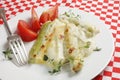 Courgette in bechamel sauce